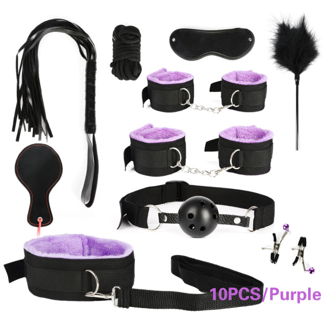 BDSM Kits Adults Sex Toys - Bdsm Bondage Set