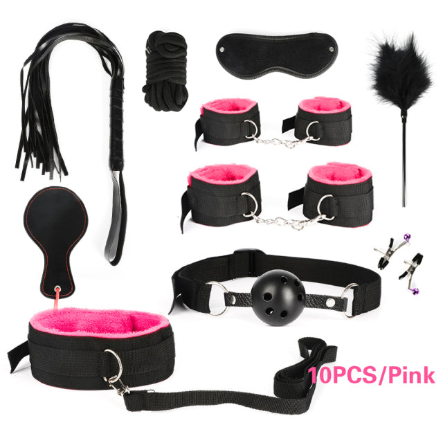 BDSM Kits Adults Sex Toys - Bdsm Bondage Set