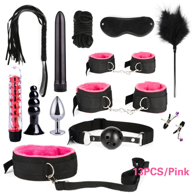 BDSM Kits Adults Sex Toys - Bdsm Bondage Set