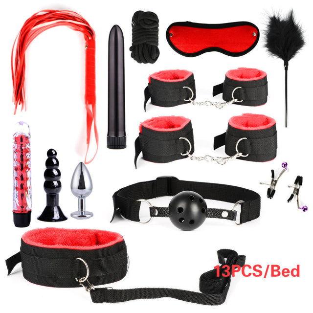 BDSM Kits Adults Sex Toys - Bdsm Bondage Set