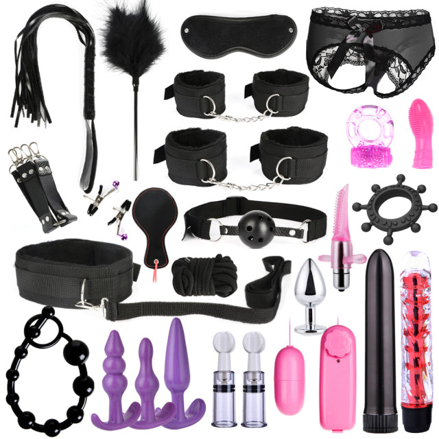 BDSM Kits Adults Sex Toys - Bdsm Bondage Set