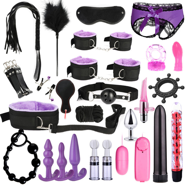 BDSM Kits Adults Sex Toys - Bdsm Bondage Set