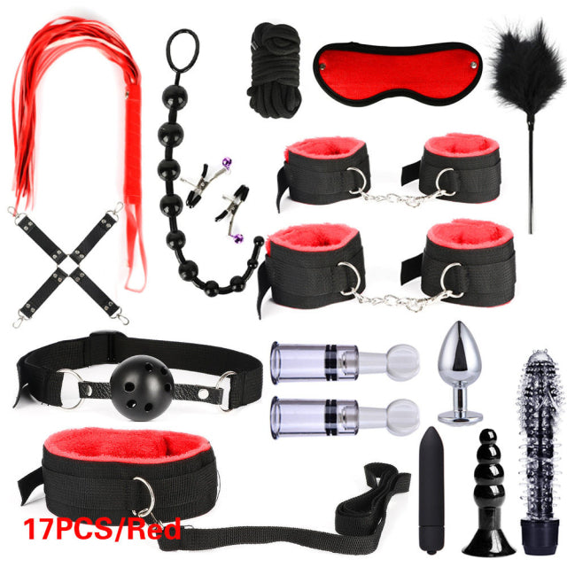 BDSM Kits Adults Sex Toys - Bdsm Bondage Set