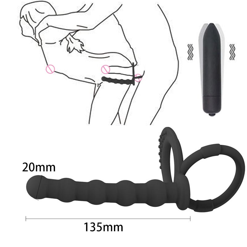 Fetish Anal Plug Medical Grade Silicone - Massager / Vibrator