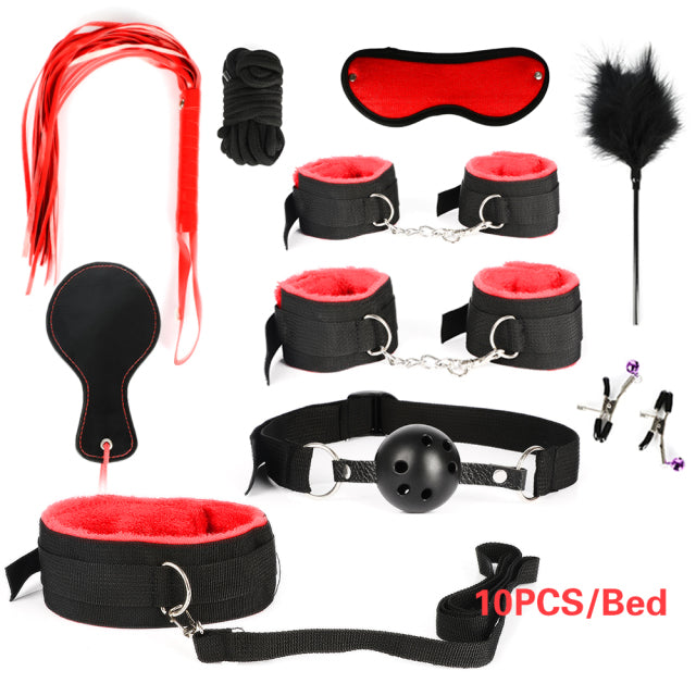 BDSM Kits Adults Sex Toys - Bdsm Bondage Set