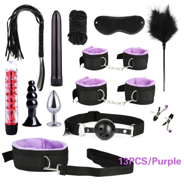 BDSM Kits Adults Sex Toys - Bdsm Bondage Set